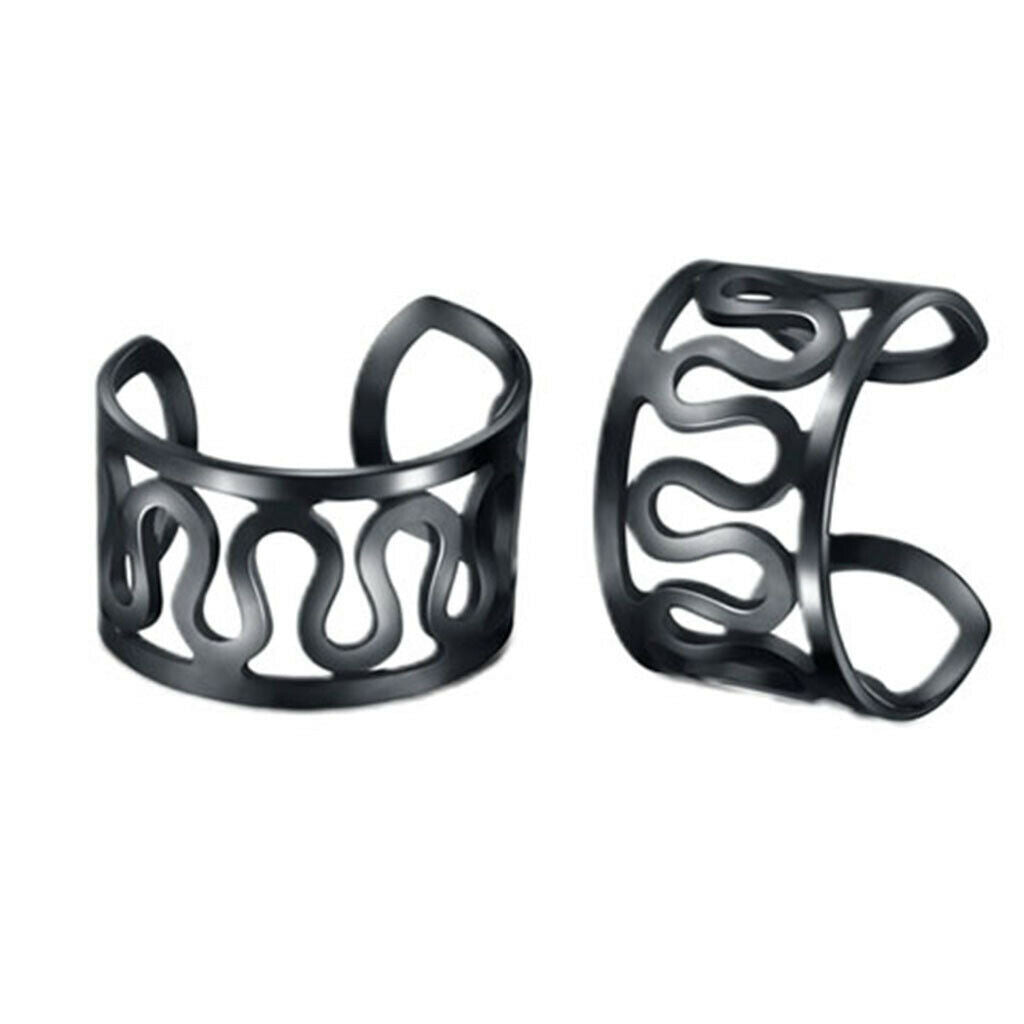 24x Modern Ear Cuff Multi-Style Non-Piercing Jewelry Ear Clip On Wrap Hoop