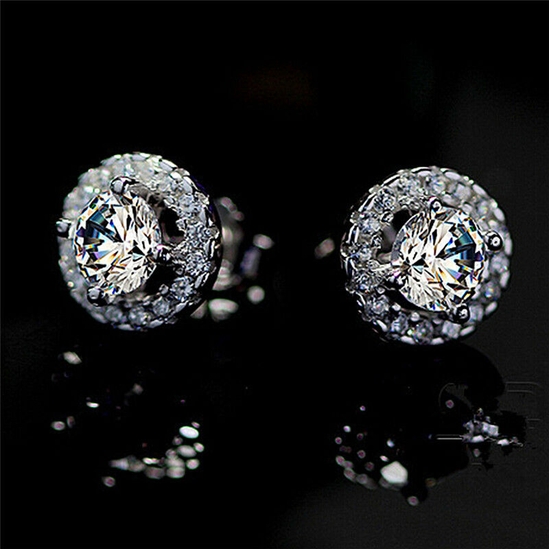 Classic Sliver Plated Heart Arrow Zircon Earrings Elegant Wedding Earringh3L Qx