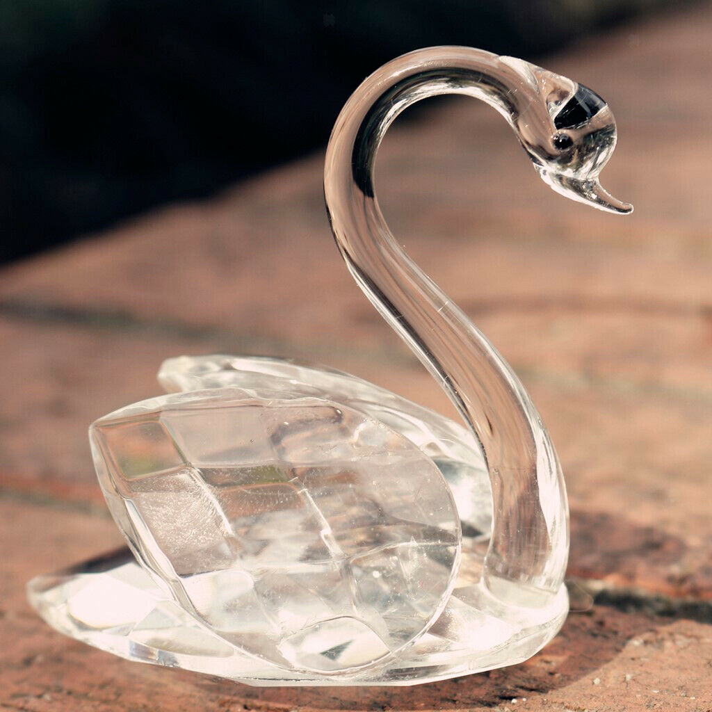 Artificial Crystal Rhinestone Swan Table Centerpieces in Package Box 2.56 x 2.36