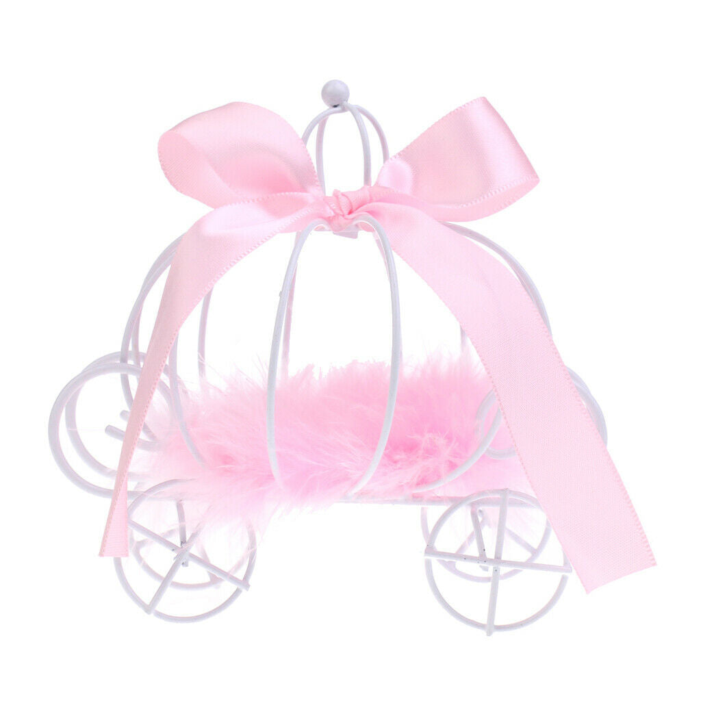 Princess Pink Carriage Candy Box for Christams Party Sweets