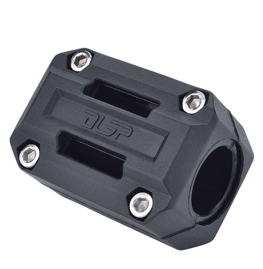 22/25/28mm Universal Motorcycle Engine Protection Guard Bumper Decor Block x2Pcs