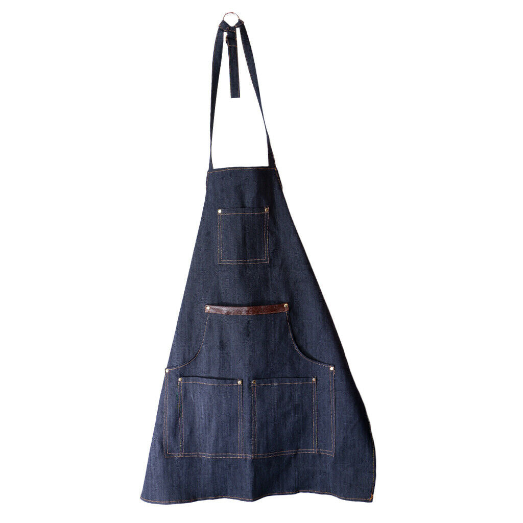 Hair Cape /Stylist Apron With Pockets For Scissors Comb Haircut Tool Storage