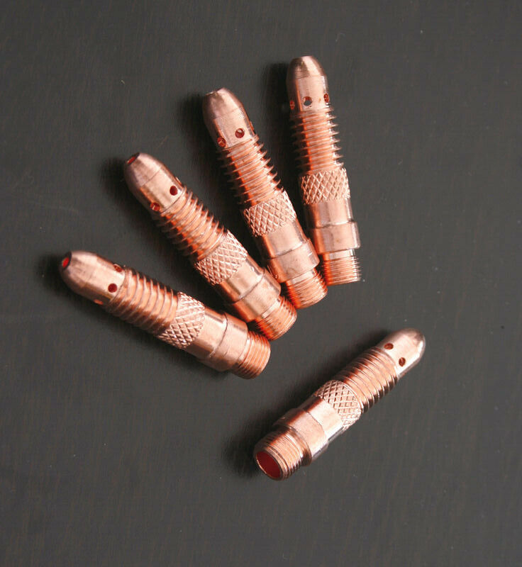 10pcs 5/64" 2.0mm TIG torch weld collet body WP17 18 26 [M1]