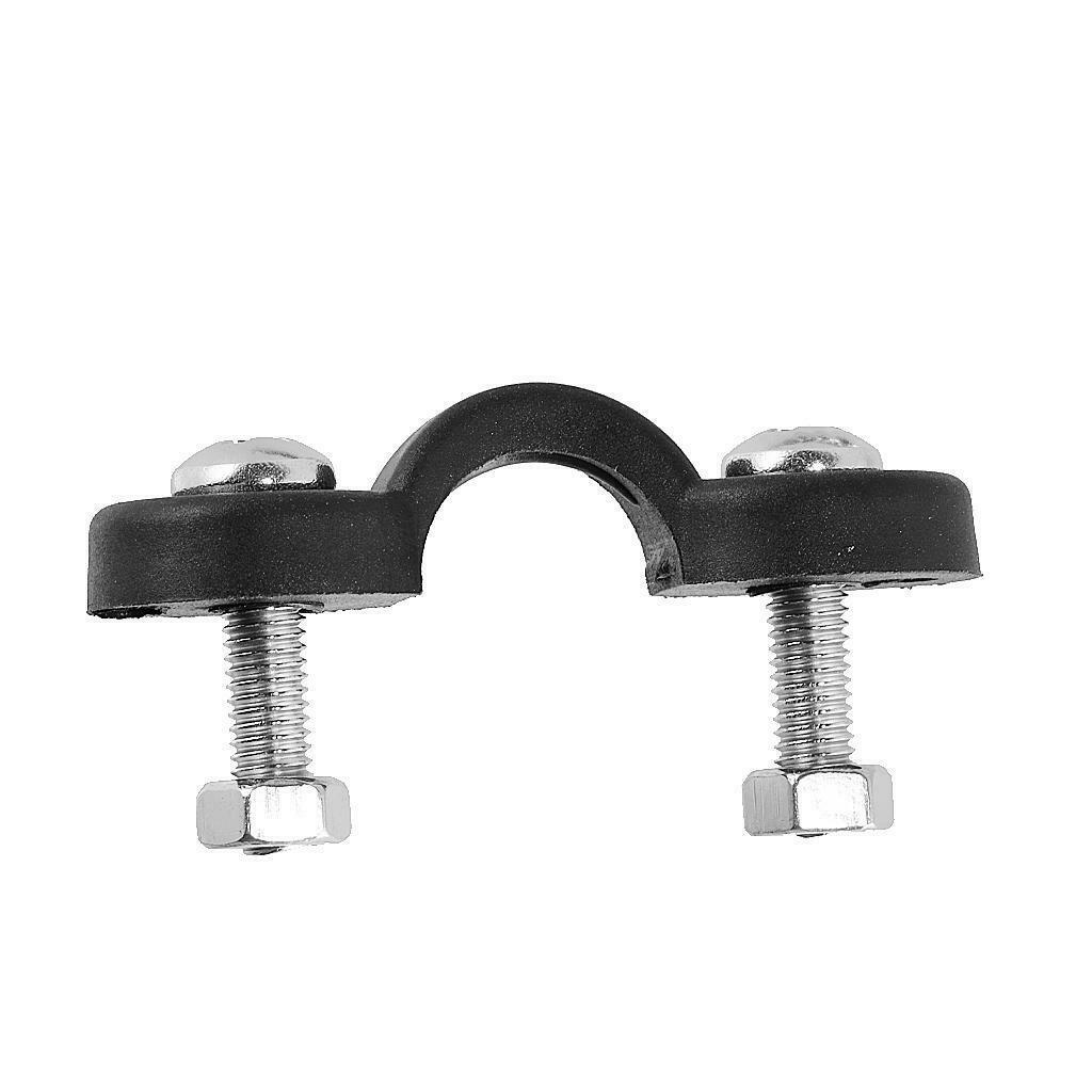 6 Kayak Canoe Nylon Pad Eyes & 12 Stainless Screws with Nuts Bungee Kit