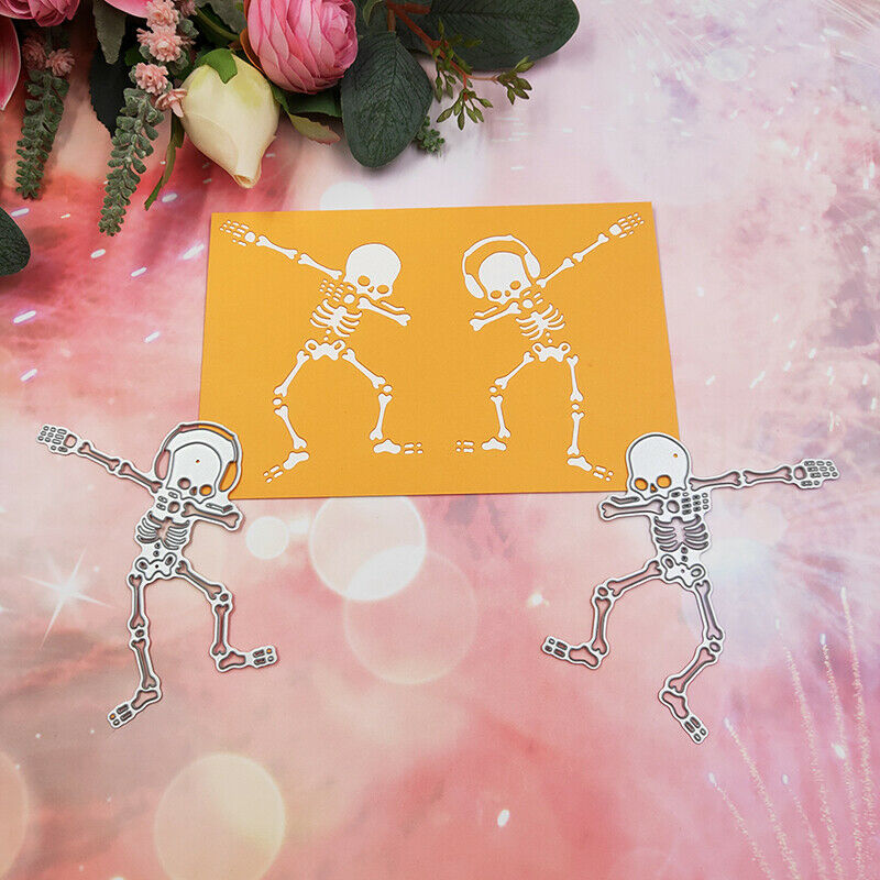 Halloween Skeleton Dancer Metal Cutting Dies Halloween Frame Cutting Dies.l8