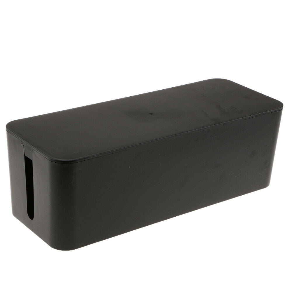 16inch Cable Management Box Cord Organizer Large Storage for Desk Computer