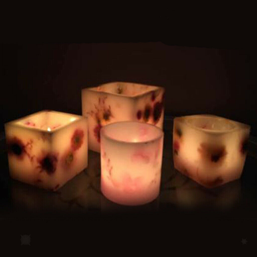 Plastic Square Tube Shape Candle Making Mould Candle Mold for Handmade Craft