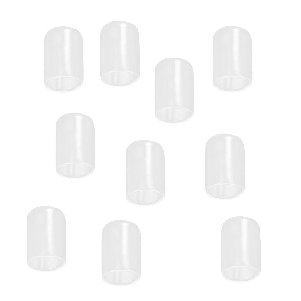 10pcs Silicone Pool Cue Tip Protector Saver Sleeve Billiards Accessories