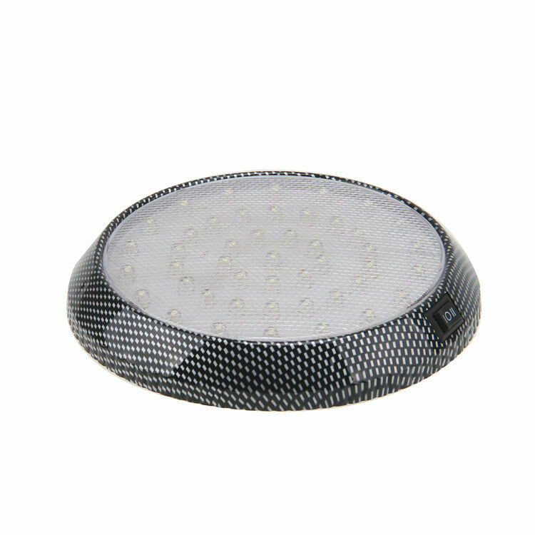 46-LED Car Interior Indoor Roof Ceiling Dome White Light LAMP Round Shape