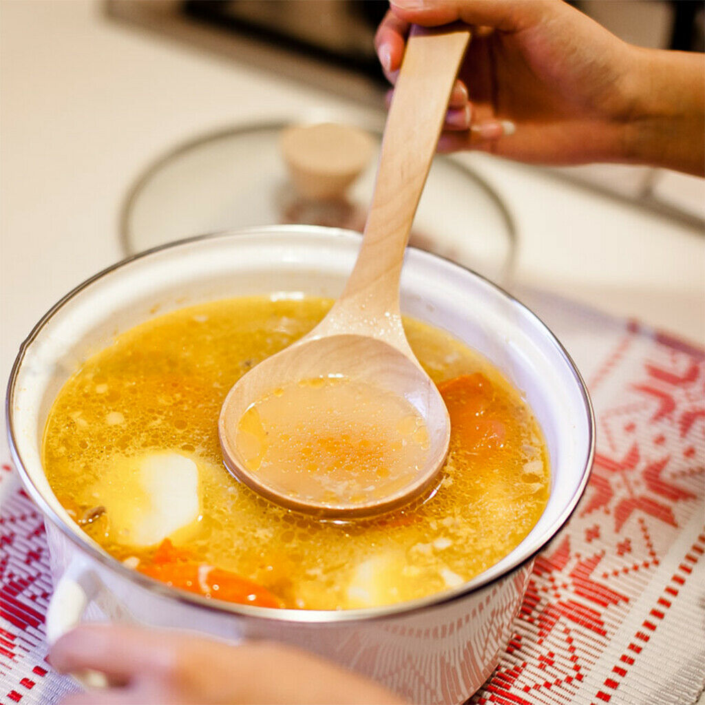 Wooden Spoon Ramen Rice Scoop Eco-friendly Kitchen Ladle Utensils Tools