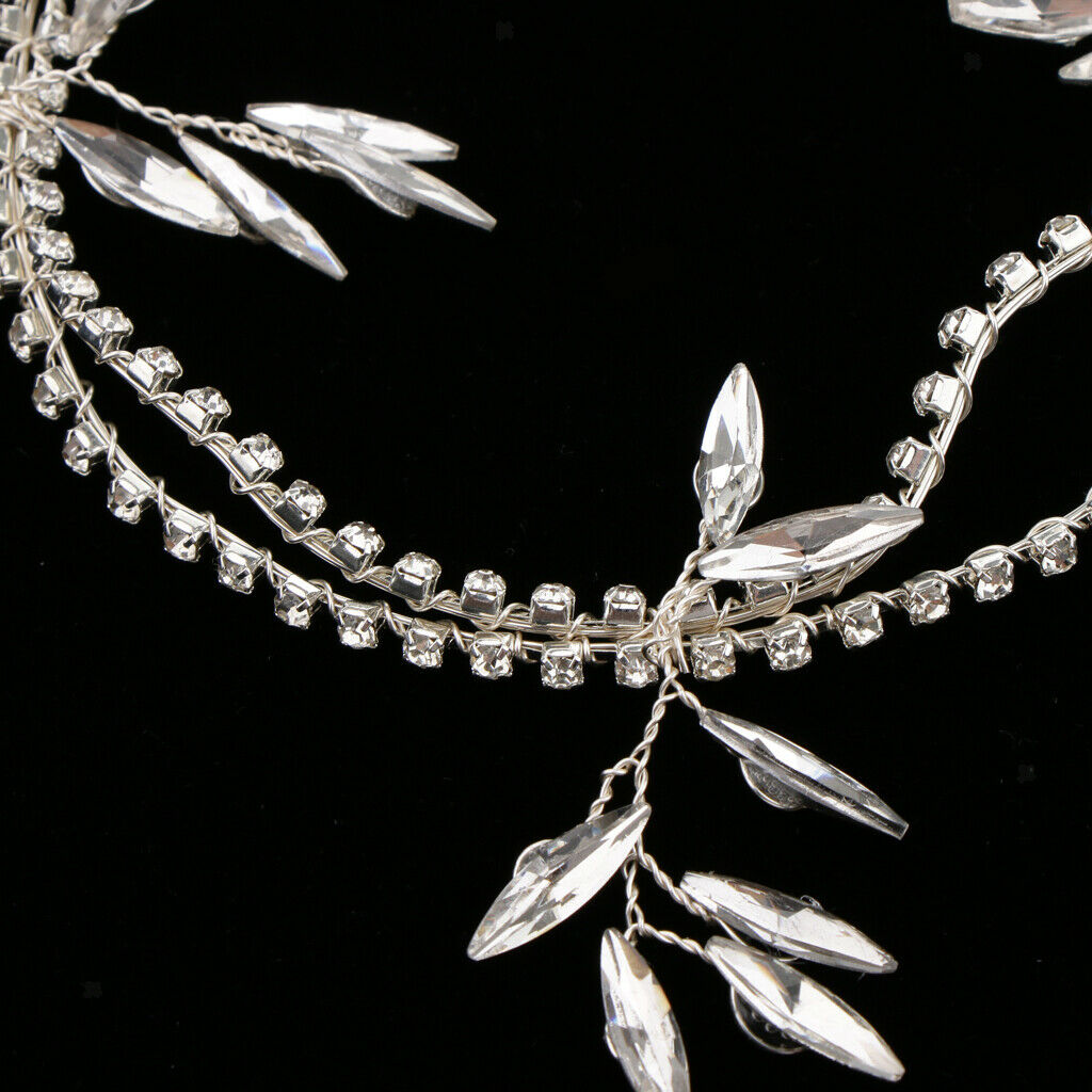 Bridal Rhinestone Hairband Wedding Bride Hair Accessory Party Prom Hairband