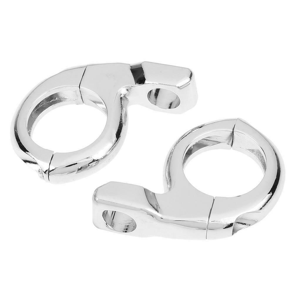 2pcs 10mm/8mm Handlebar Mirror Turn Signal Adapter Clamps for ATV Dirt Bike @