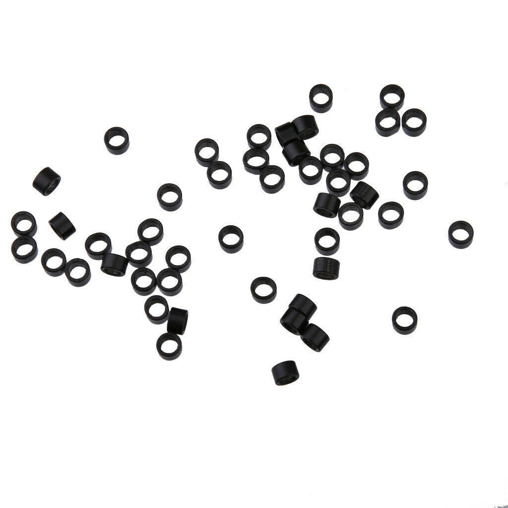 1000x Silicone Lined Nano Rings Tube Micro Beads Tip for Hair Extensions