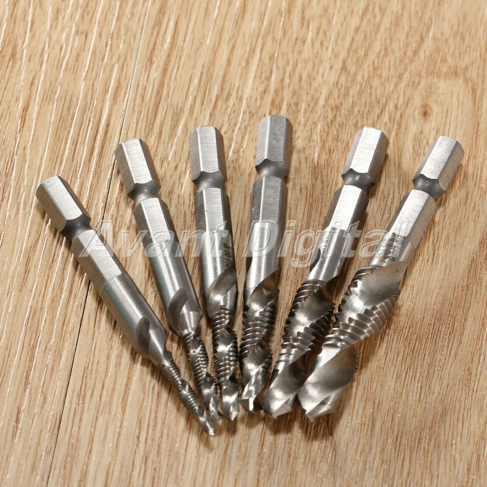 Imperial Spiral Screw M3-M10 Tapping Drill Deburring Countersink Bit HSS Steel