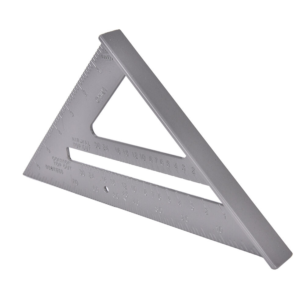 Aluminum Alloy Speed Square Protractor Miter Framing Measurement Carpenter 7" BD