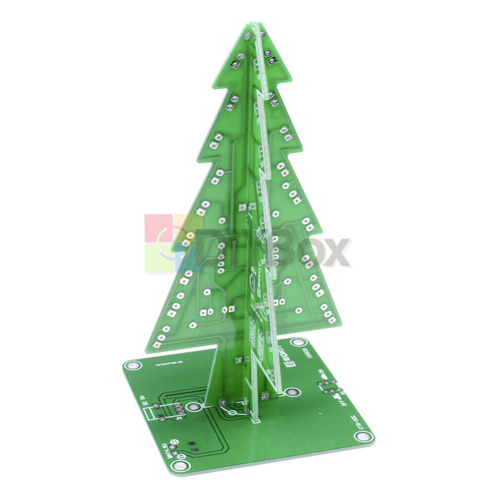 2019 Christmas Trees LED DIY Kit Professional Red Green Flash LED Circuit