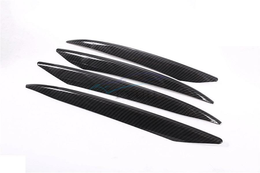 Carbon Fiber Car Front Fog Lamp Trim Panel For Mercedes-Benz W213 E-Class 16-20