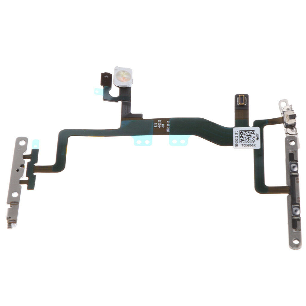 Power Button Volume Control Flash Light Flex Cable and Bracket for   6s