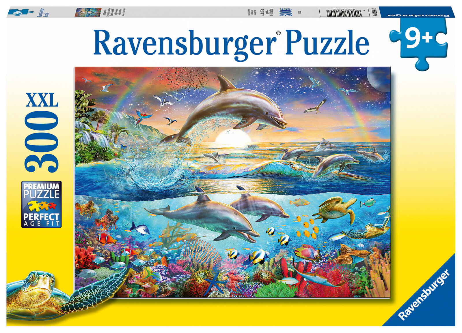 12895 Ravensburger Dolphin Paradise XXL 300pc Children's Jigsaw Puzzle Age 9yrs+