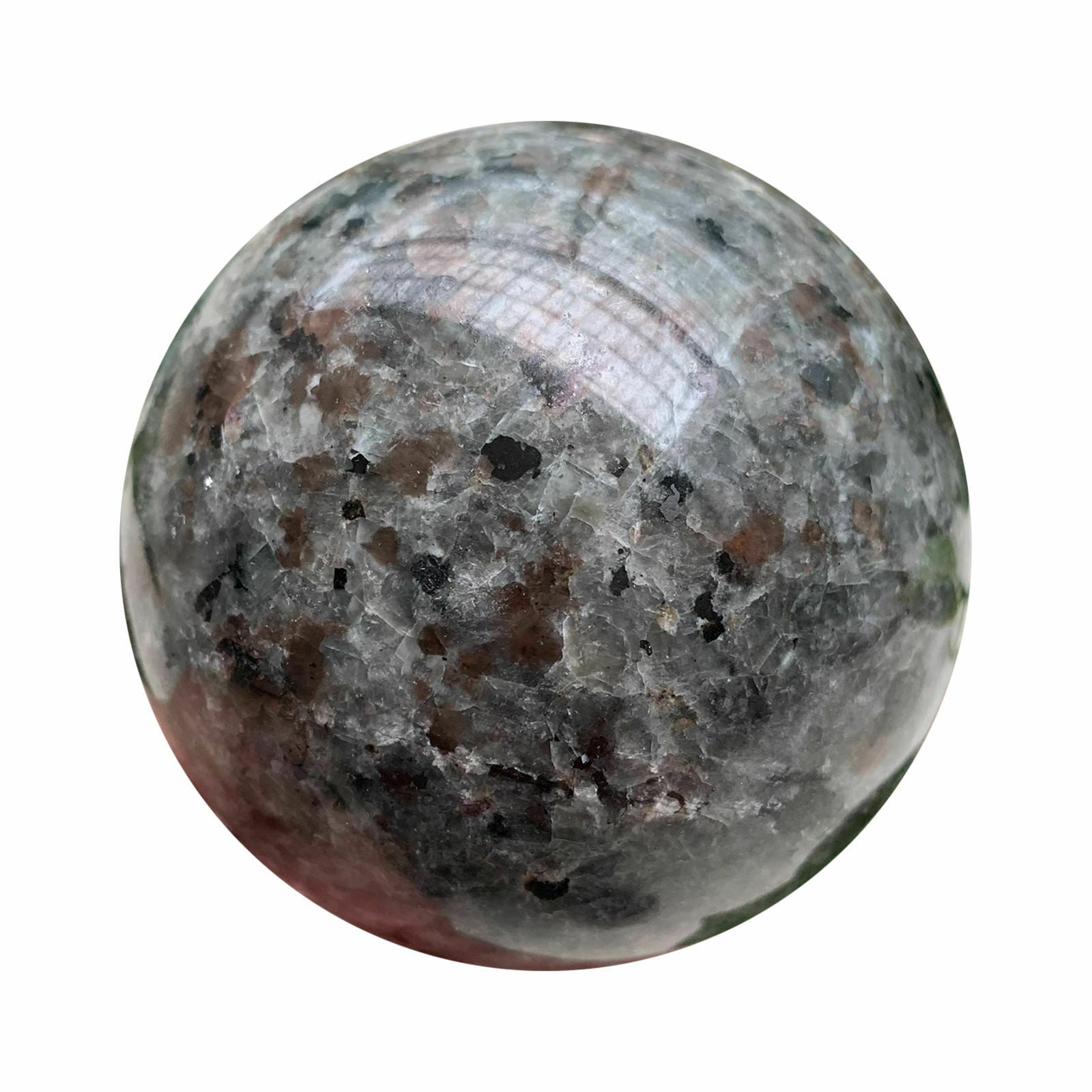 Natural Polished Energy Mineral Crystal Ball Flame Stone Ball for Aquarium