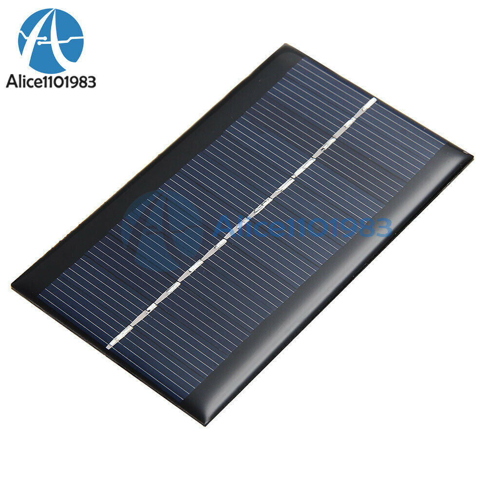 2PCS 6V 1W Solar Panel Module DIY For Light Battery Cell Phone Toys Chargers