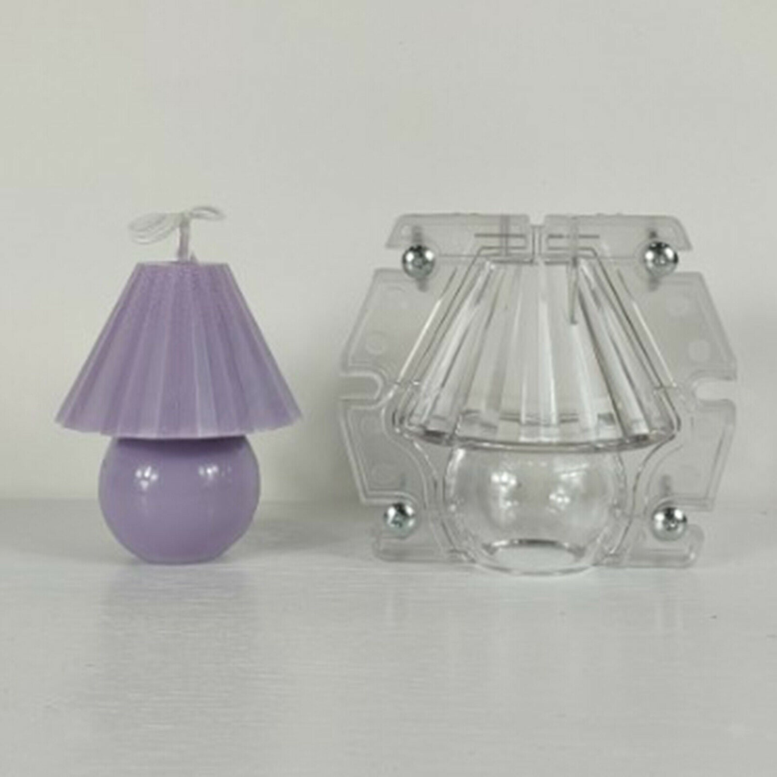 Nordic Style Candle Molds Table Lamp Shaped Small Candle Making Mold Supply