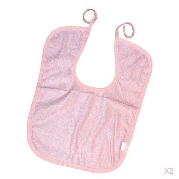 Adults Eating Bibs - 40x30 cm - Premium Bamboo Fiber Apron - 2 Pieces