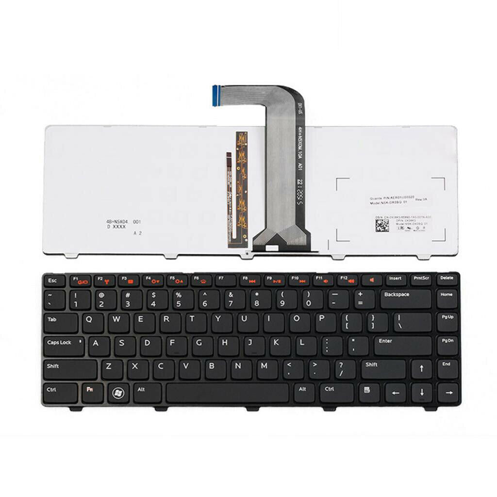 For DELL XPS L502 Inspiron 14R/Inspiron Layout English Backlit Full Keyboard