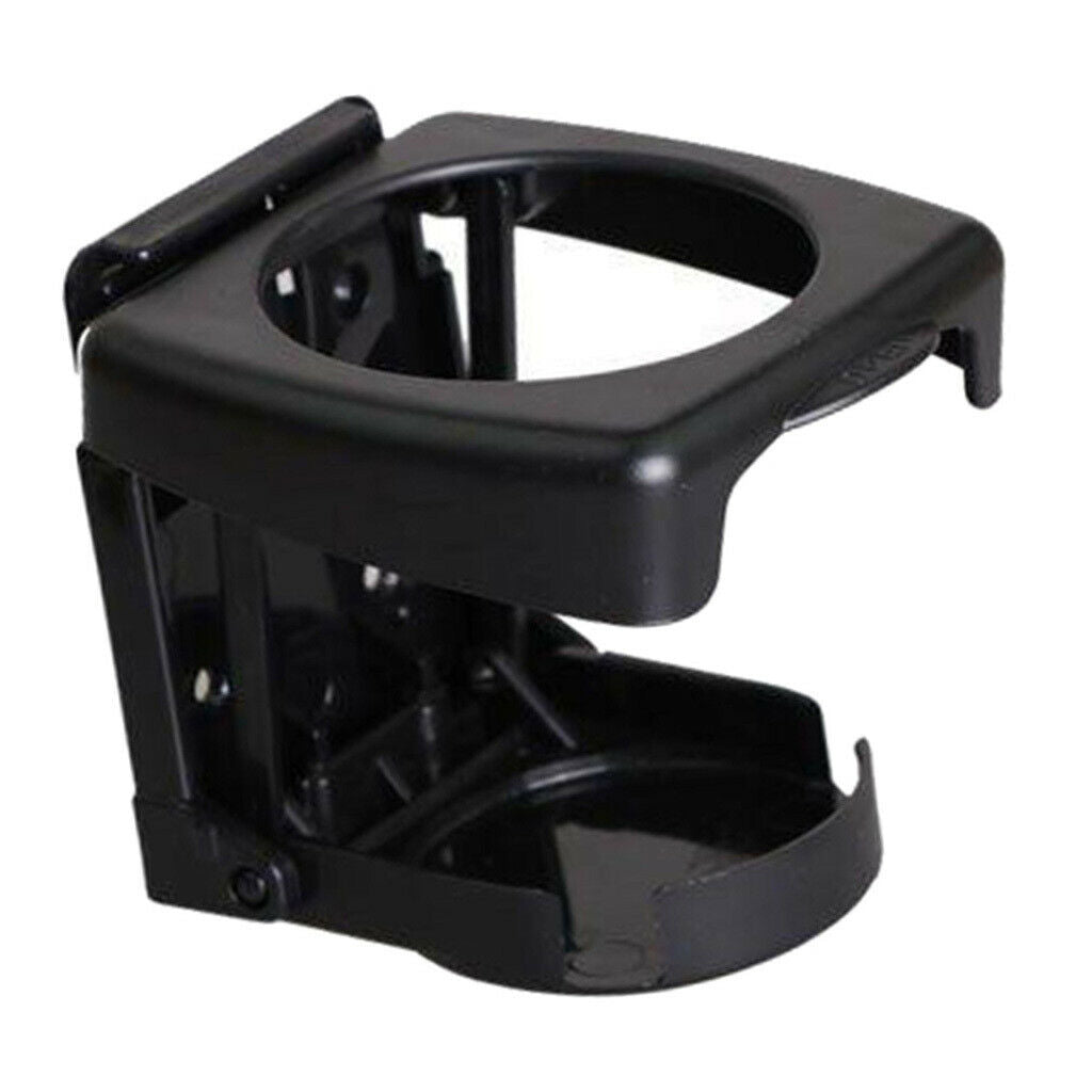 4Pcs Car Folding Drink Bottle Holder Boat Vehicle Truck Cup Mugs Stand Black