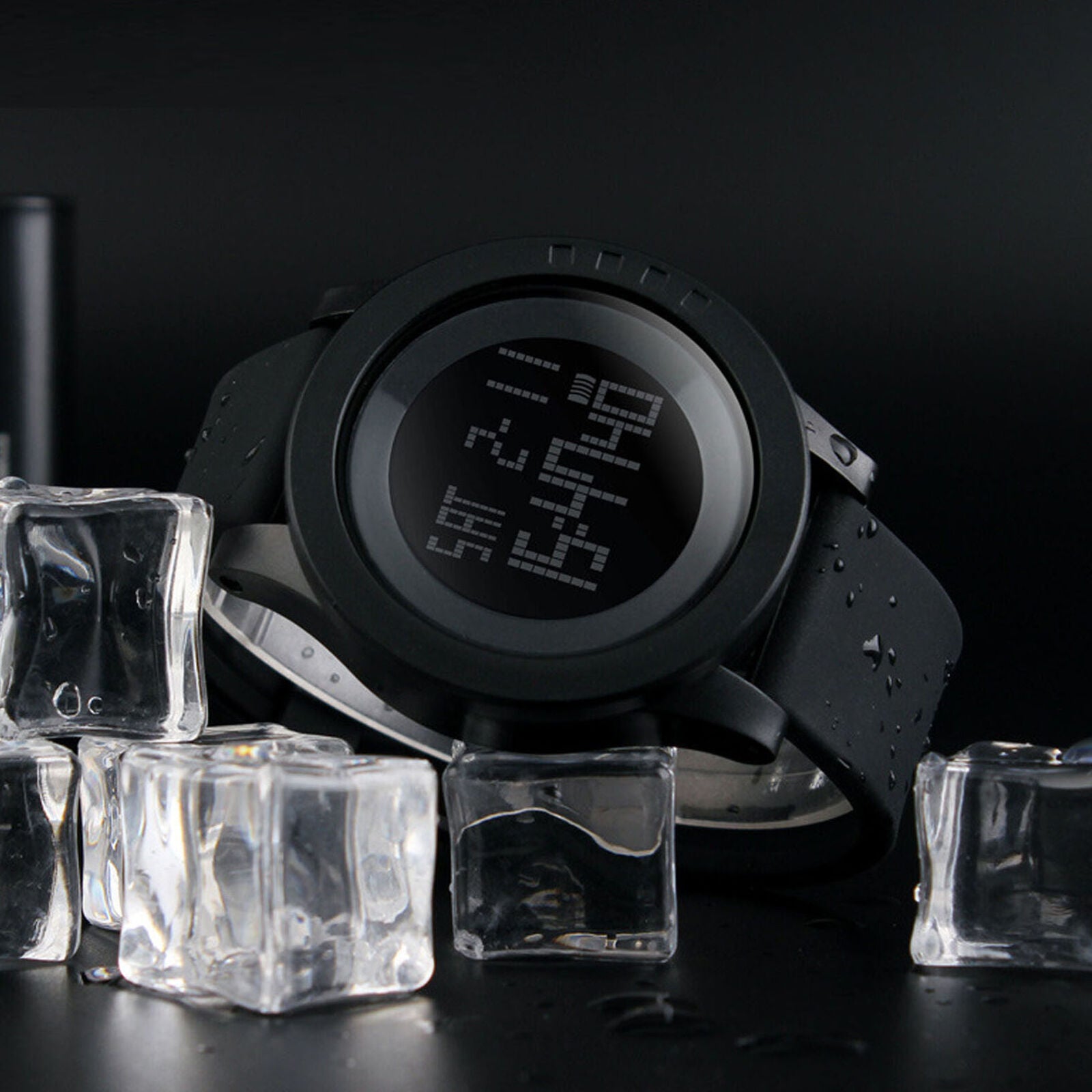 Men's Large LED Digital Date Alarm Big Face Waterproof LCD Military Sport Watch