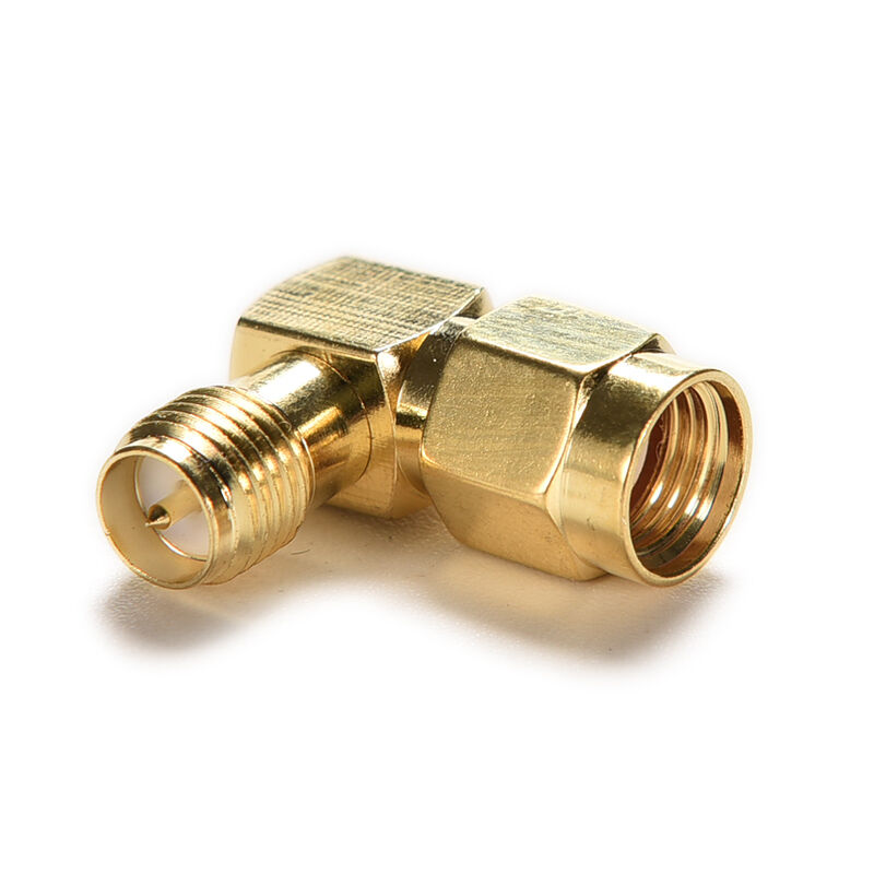New Adapter 90° RP.SMA male jack to RP.SMA female plug connector right ang.l8