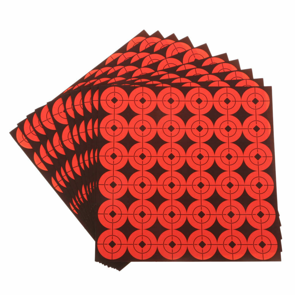 1080Pcs/30 Sheets Shooting Practicing Training Stickers Self Adhesive Target