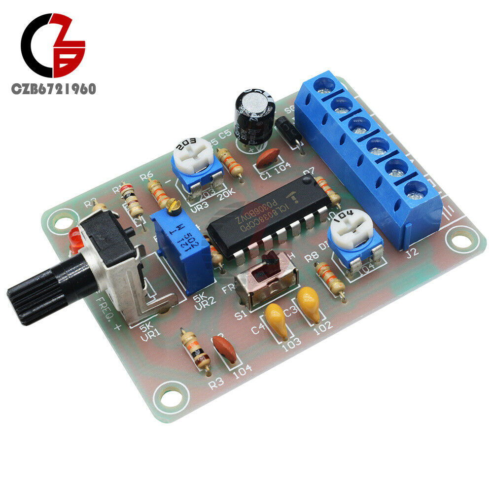 Welded ICL8038 Signal Generator Module Sine Square Triangle Monolithic Function