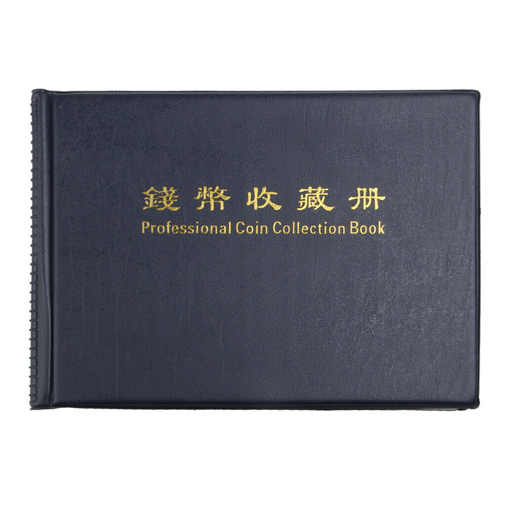 Penny Money Pocket Storage Coin Album Book 240  Collection Royalblue