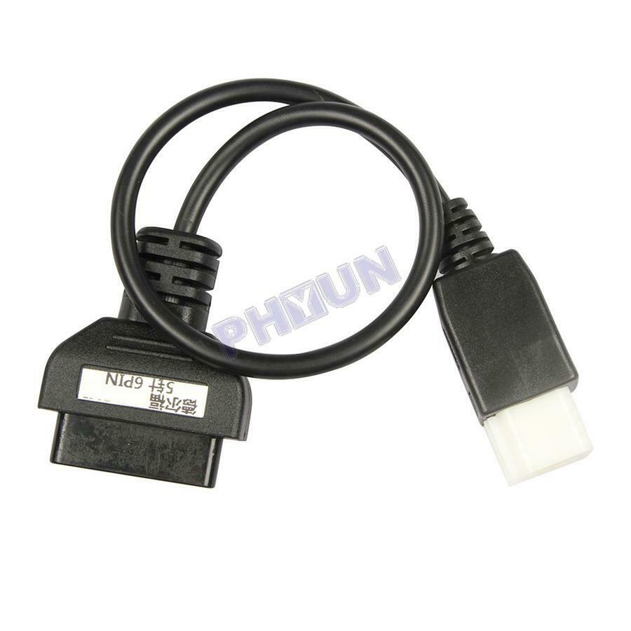 OBD2 6 Pin To 16 Pin Diagnostic Plug Adaptor Cable For BENELLI Motorcycle ATV