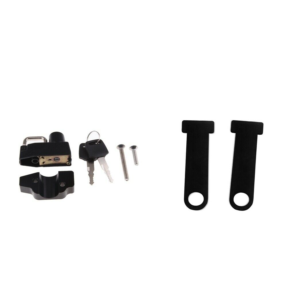 Motorcycle Helmet Lock Buckle & Helmet Lock for Brake Master Cylinder Clamp