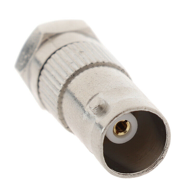 1pcs BNC Female to F Type Male RF Coaxial Cable Connector Metal Adapt.l8