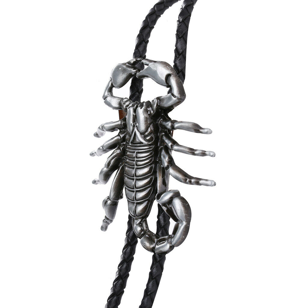 Men's Scorpion Bolo Tie Necklace Western Cowboy Rodeo Tie