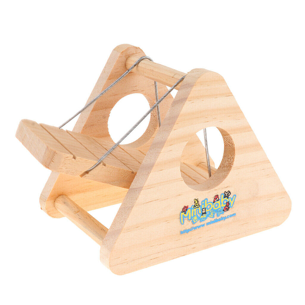 Wooden Exercise Swing, Sports Toys for Small Animals, Hamster, Mouse, Rat,