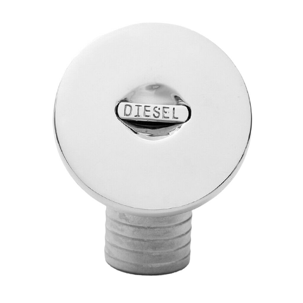 1.5" Boat Deck Tank Water Fill/ Filler Keyless Cap Marine Stainless Steel