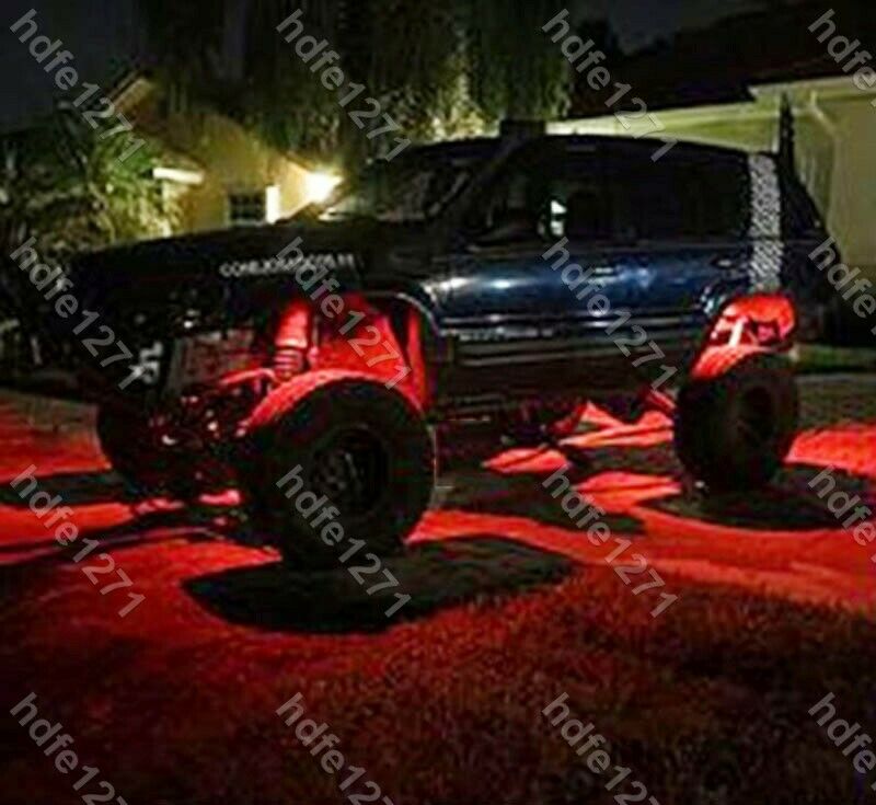 16FT Wifi LED RGB Light Strips Under Car Underbody Music Control Neon Glow Kit