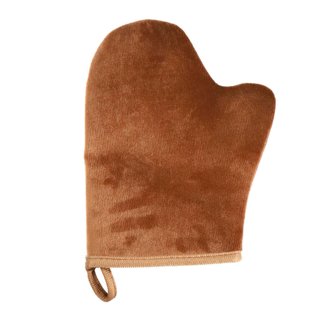 6PCS Double Side Self Tanning Mitt Applicator Kit Microfiber Glove Tools Set
