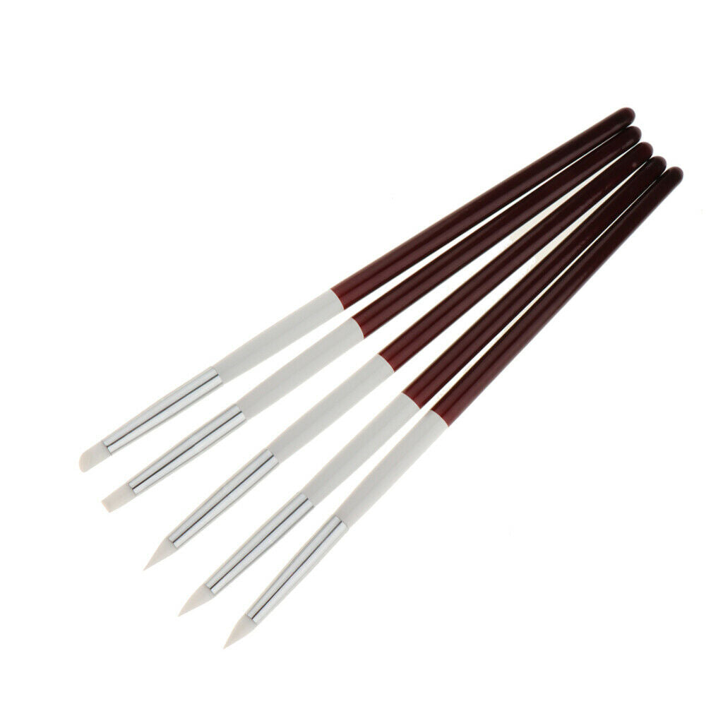 DIY Nail Art Dotting Painting Drawing Polishing Liner Pen Brush Set 5Pieces
