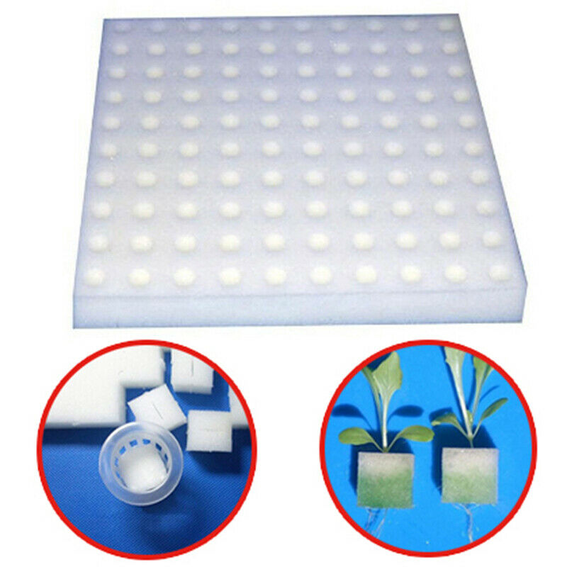 100 Pcs Soilless Hydroponic Vegetables Nurry Pots Nurry Sponge Culture√ _DD