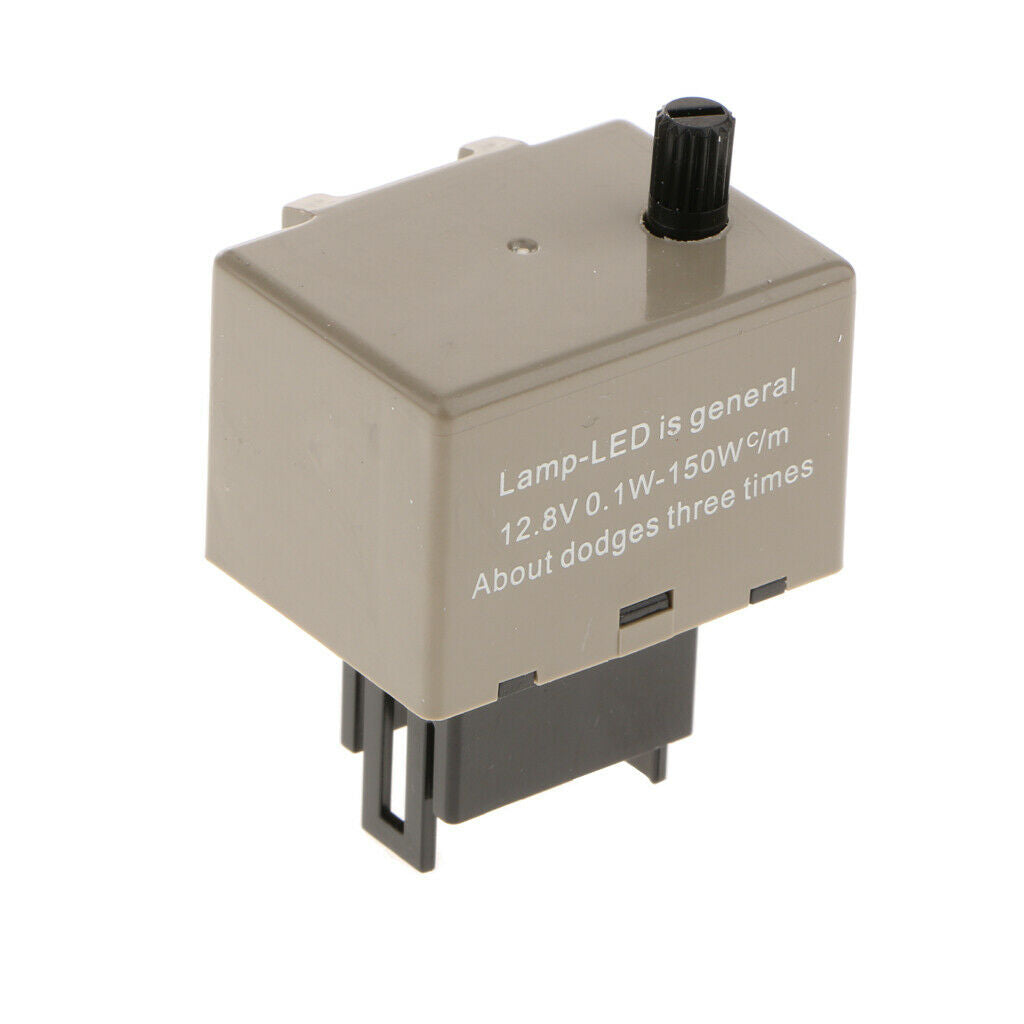 Replacement 8 Pin Adjustable LED Flasher Relay For Turn Signal Blinker Light