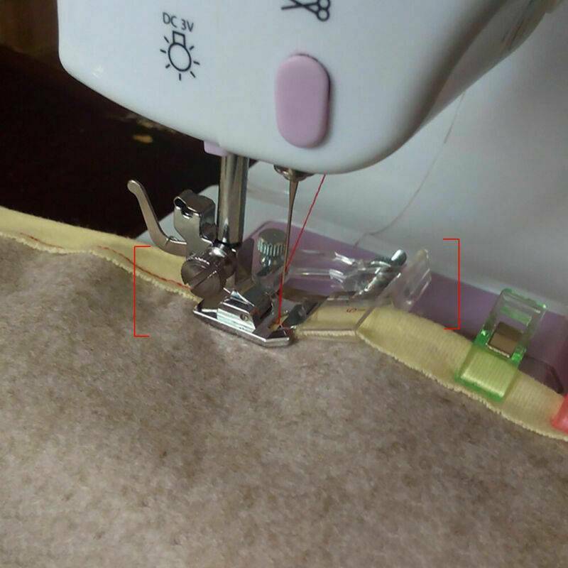 Adjustable Bias Tape Binder Presser Foot Attach Binding For Janome Singer Latest