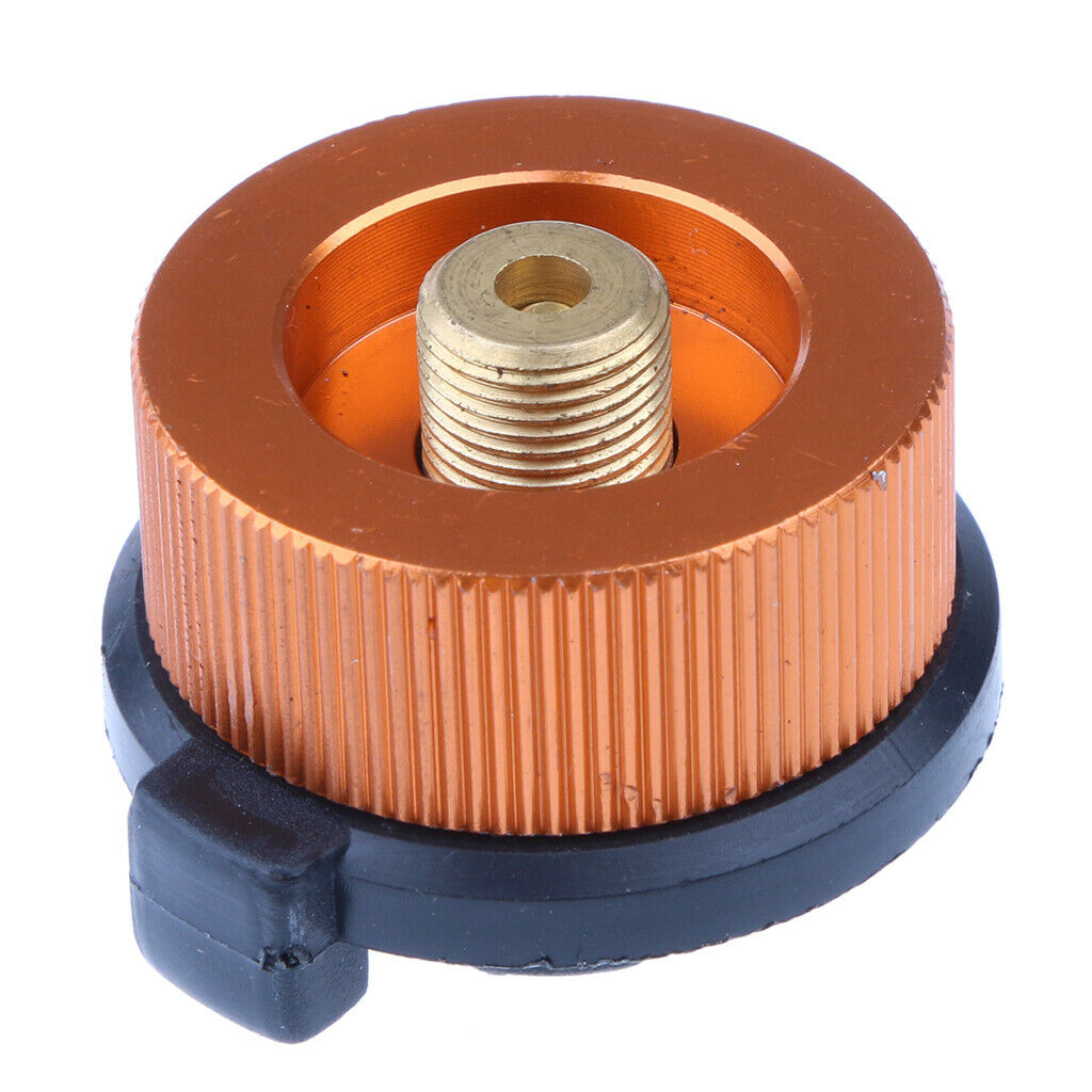 Outdoor Gas Bottle Adaptor Transfer Nozzle Connector for Camping Stove Burner