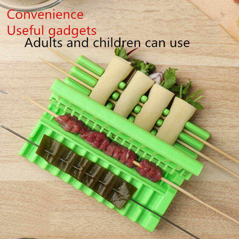 Kebab Maker Barbecue Stringer Box String Grill Kitchen Accessories Outdoo.l8