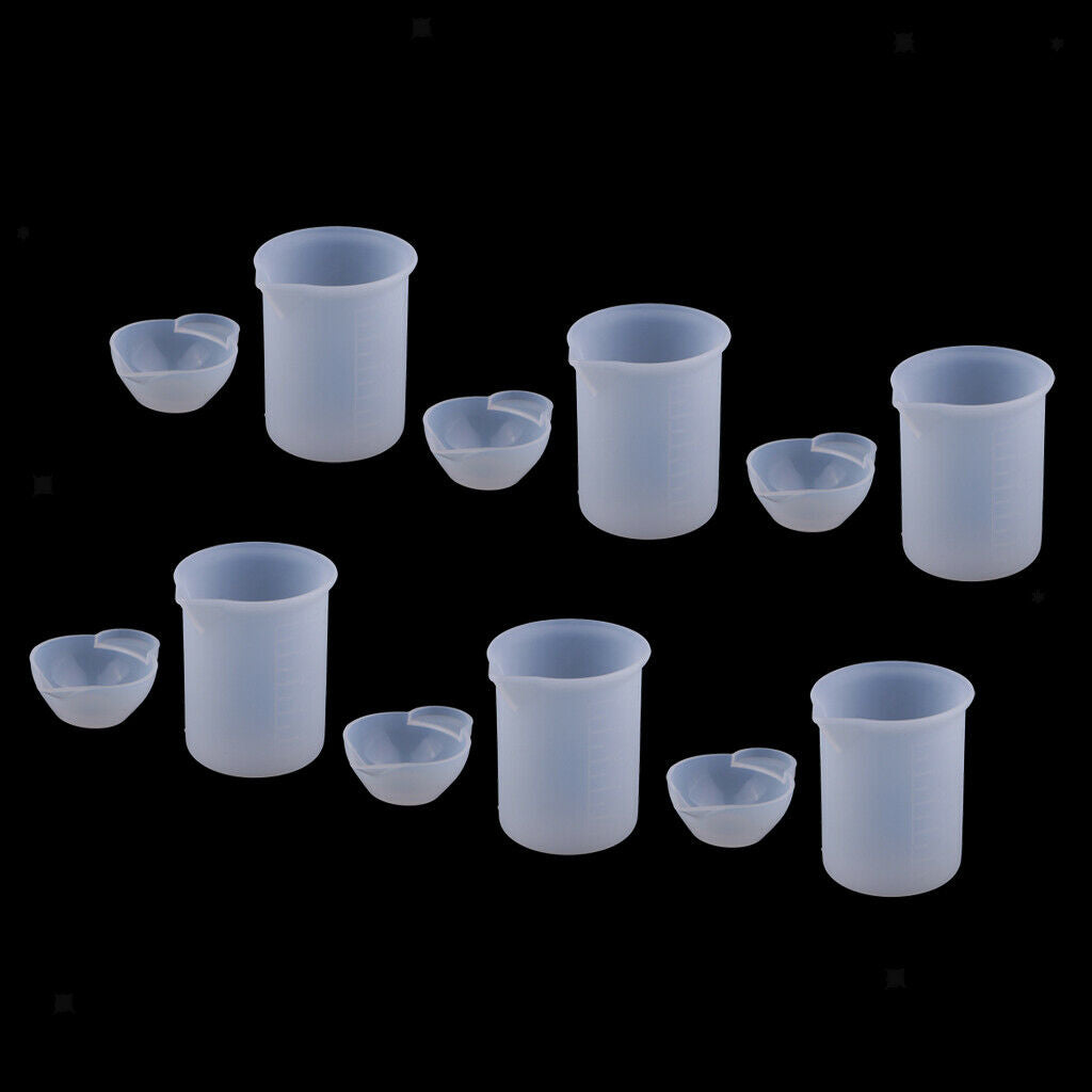 12 Pieces  Measuring Cup Shape DIY Craft Beads Rhinestones