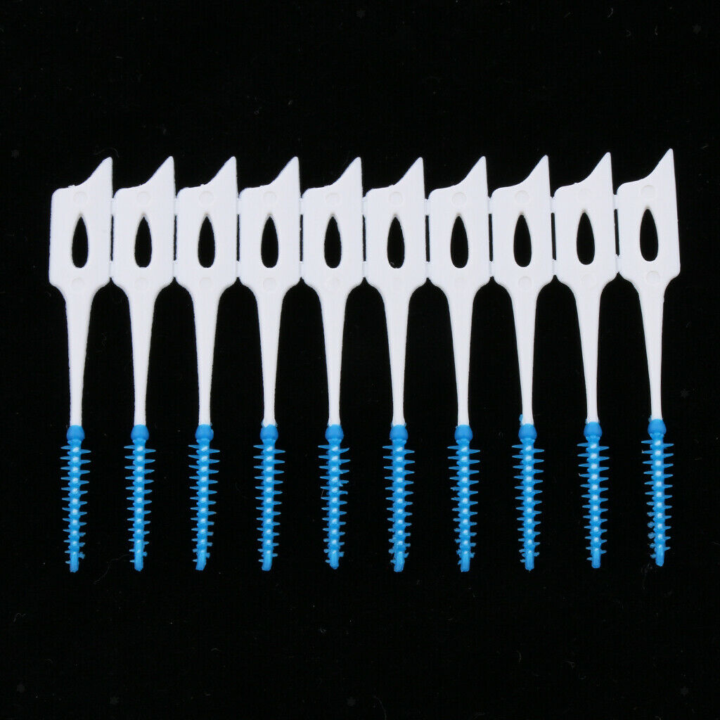 40 pack of interdental brushes for interdental cleaning